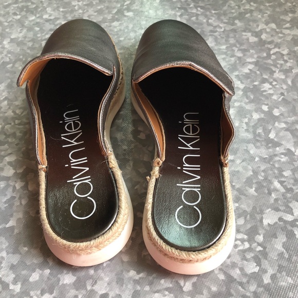 NWOT Calvin Klein Verie Espadrille Loafer Mules - Picture 6 of 8